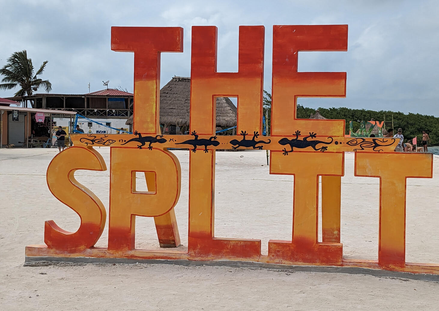 Swimming in Caye Caulker
